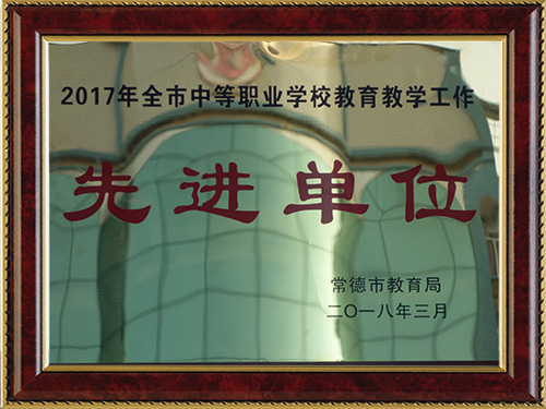 2017年全市中等職業(yè)學(xué)校-先進(jìn)單位